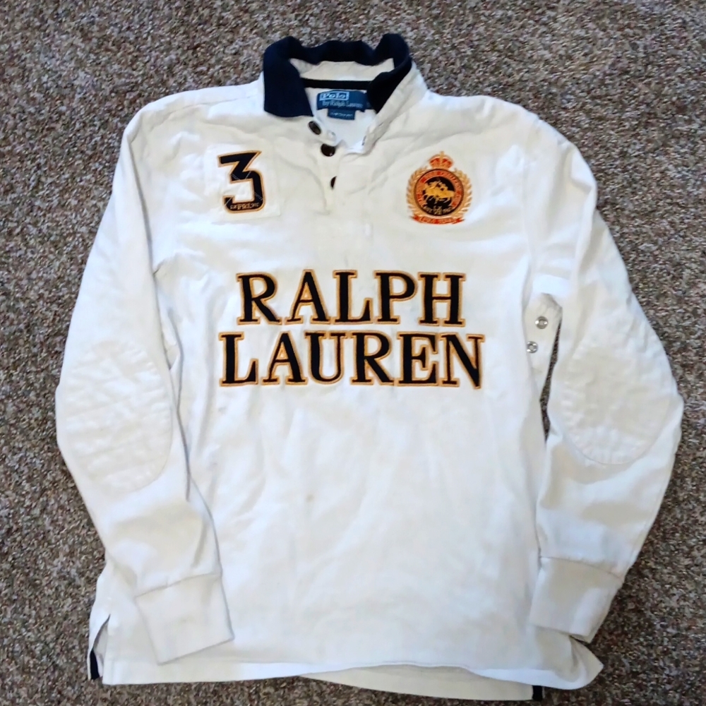 VINTAGE RALPH LAUREN RUGBY LS SHIRT